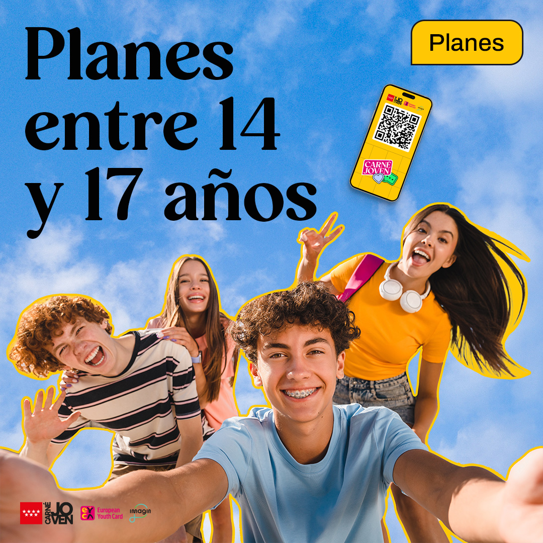 Planes para jóvenes entre 14 y 17 años