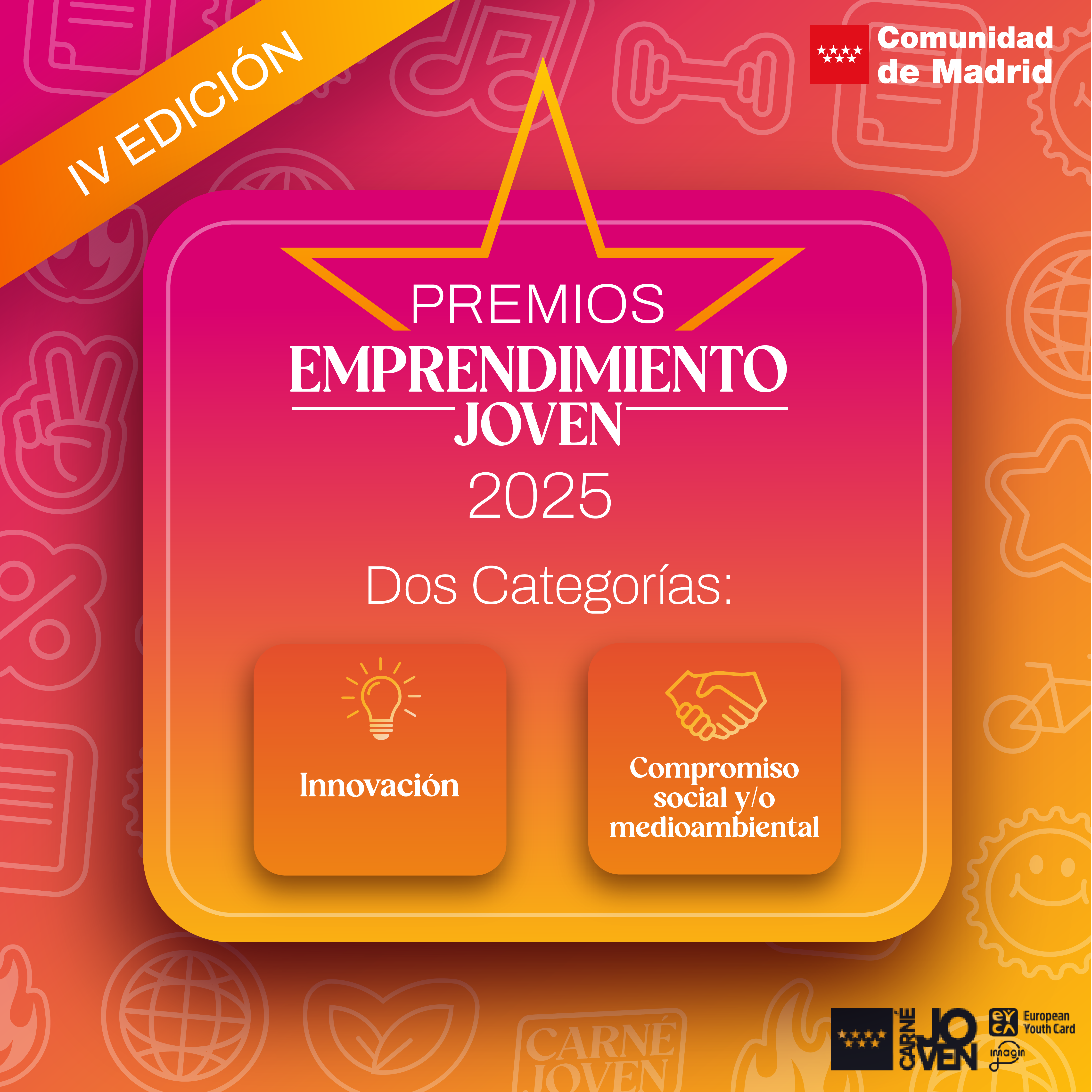 Premios Emprendimiento Joven - Carné Joven Comunidad de Madrid 2025