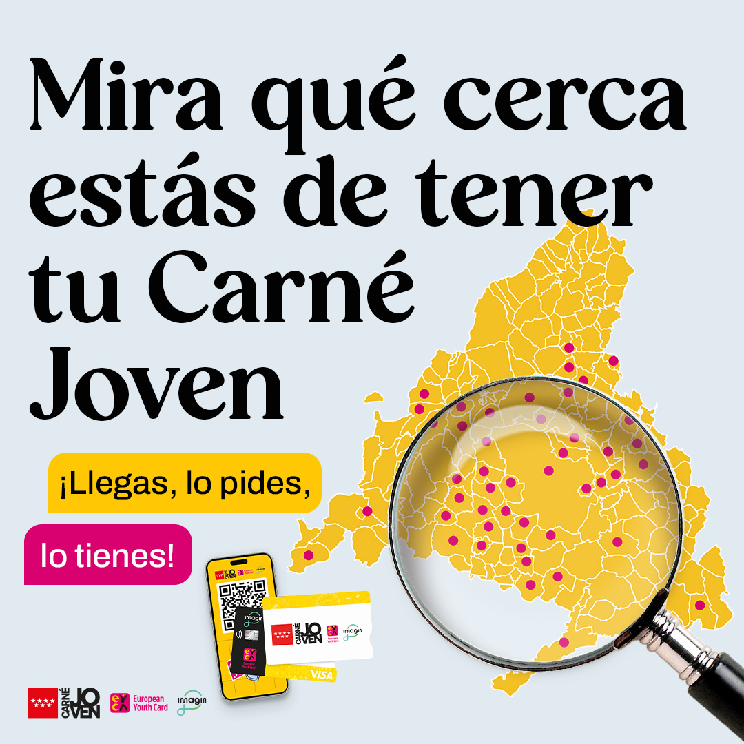 Consigue tu Carné Joven-75 puntos de emisión