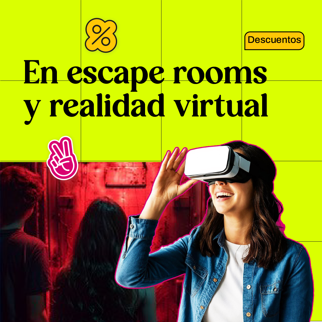 Descuentos en Escape, Realidad Virtual y Laser Tag