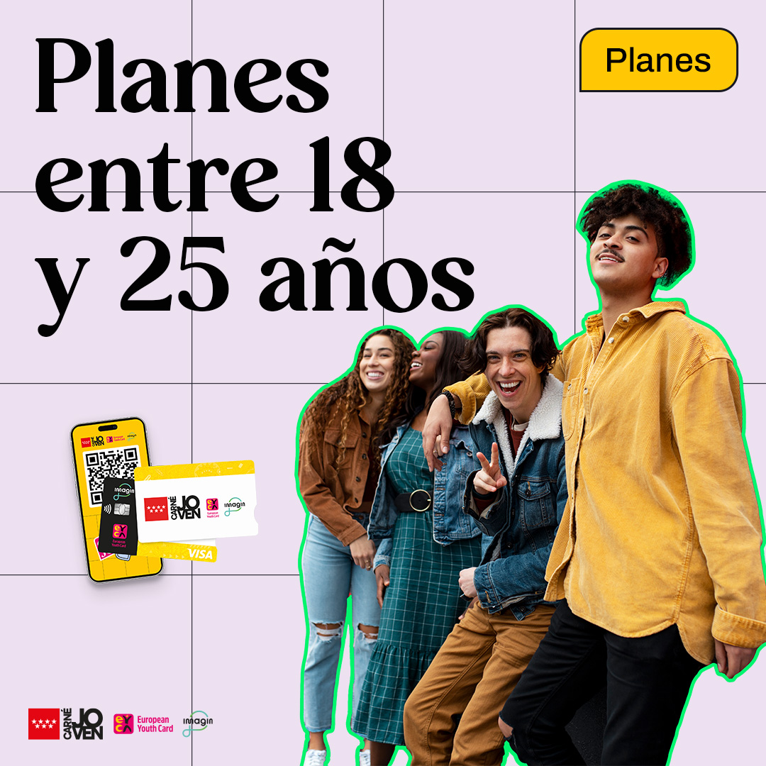 Planes para jóvenes entre 18 y 25 años