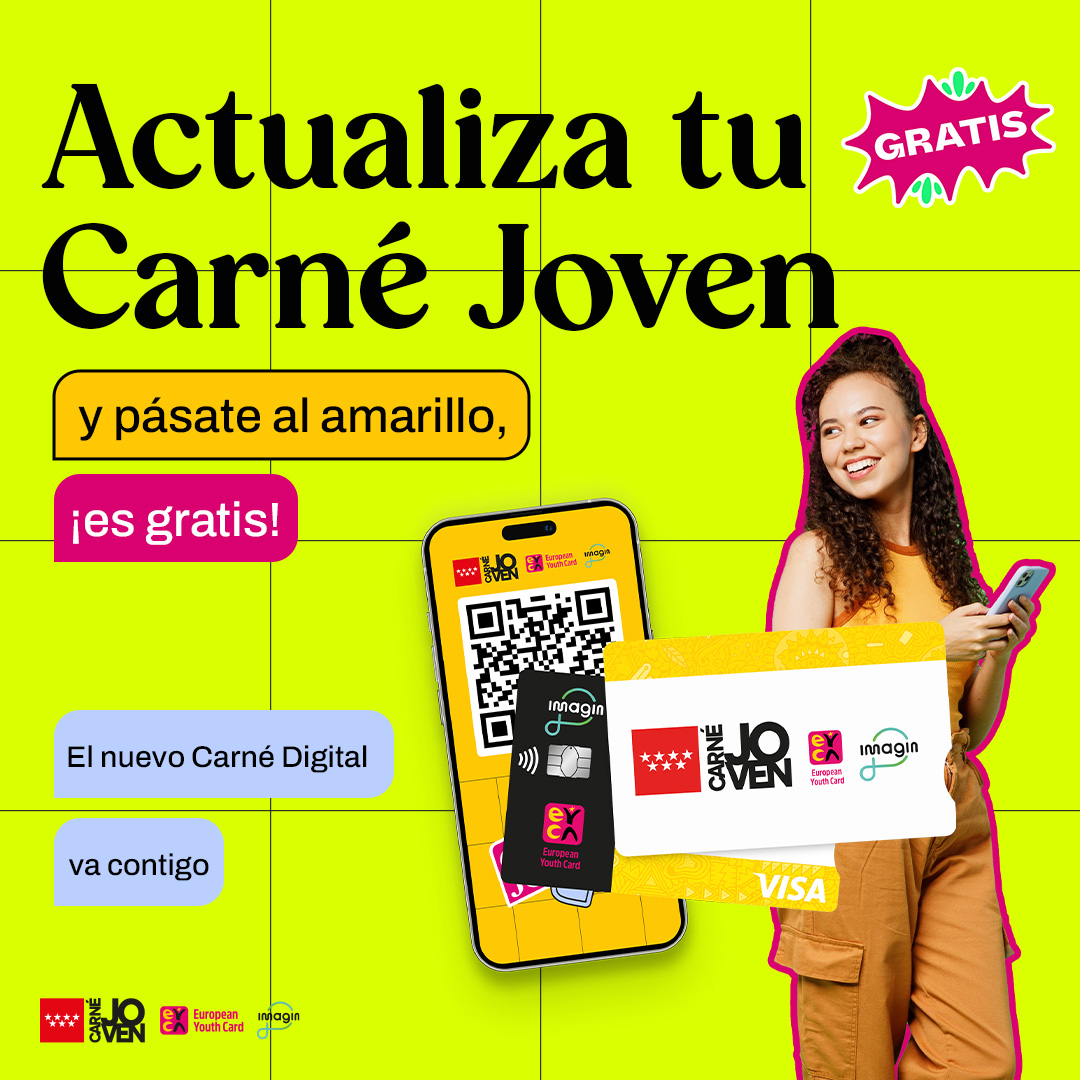 ¿Aún con el Carné ROJO? ¡Actualízalo!